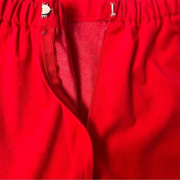 Ultrasuede Skirt Set Red Hong Kong Size 8 - Picture 8 of 14